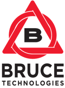 Bruce Technologies red logo