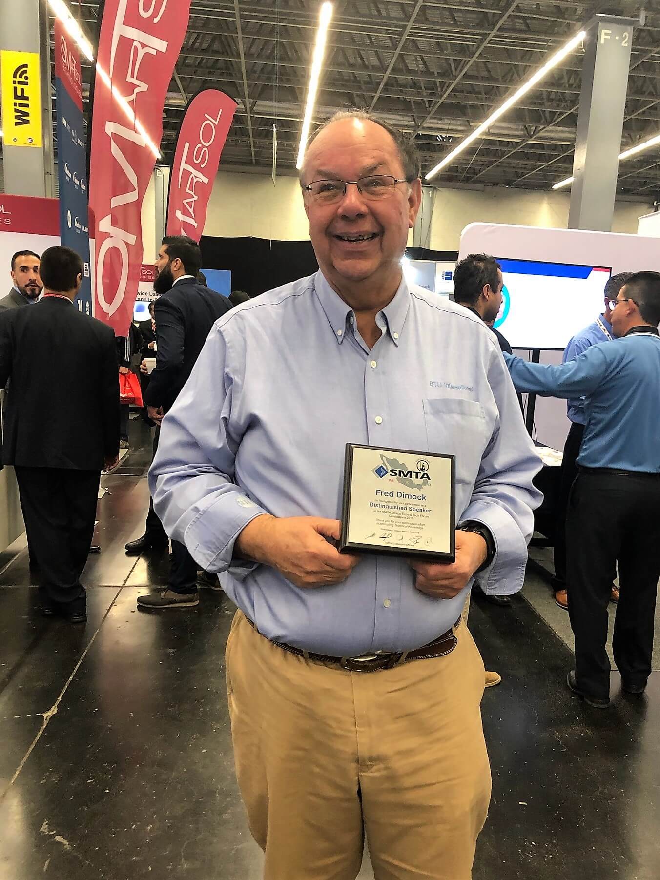 Fred Dimock SMTA Speaker Award